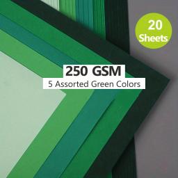 Cartolina colorida vermelha azul verde, papel grosso a4 250gsm, estoque de cartão para artesanato e decorações diy, fabricação de cartões de casamento - Image 2