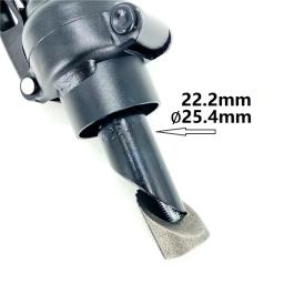 Folding telescópico ajustável Stem, E-bike, bicicleta elétrica, seção dupla, peças de reparo, 22,2 milímetros, 25,4 milímetros, direito - Image 6