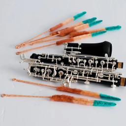 Clarinete acessórios Oboé escova limpeza cotonete instrumento - Image 5