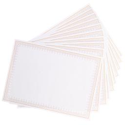 Papel De Fronteira Da Página Interna, Certificado Em Branco, Páginas De Pergaminho, Escritório Escrito, A4, 10 Pcs - Image 6