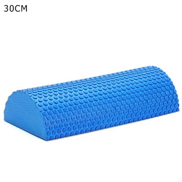 Rolo de Espuma EVA para Yoga e Pilates 30cm - Equilíbrio e Recuperação Muscular
