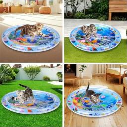 Tapete de PVC para gatos, Water Sense Design, Design de peixe flutuante, Brinquedo interativo, Sentido de água - Image 5