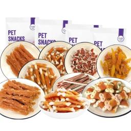 Tiras de carne de frango para cães, Biscoitos bruxismo, Bastão de leite, Nutritious Healthy Pet Snack, Produtos alimentares, 110g - Image 6