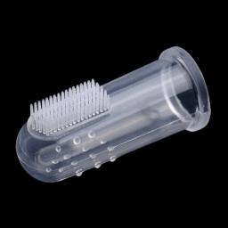 Pet cão escova de dentes + macio pet dedo escova de dentes conjunto animais de estimação cães gatos cuidados com os dentes escova de limpeza animais de estimação aliciamento ferramentas entrega rápida - Image 6