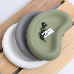 Bandeja De Armazenamento De Forma De Ervilha Criativa, Molde De Silicone, Gesso Artesanal DIY, Resina De Concreto, Prato De Exibição De Jóias, Moldes De Artesanato, Decoração De Casa - Image 6