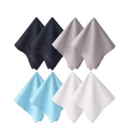 Xizehom 8 unidades/lotes alta qualidade óculos de limpeza 20*20cm microfibra pano limpeza para lente tela do telefone limpeza toalhetes - Image 1