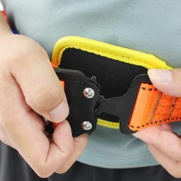 Cinto de segurança ao ar livre com ajuste fivela, Ferramenta Profissional, Equipamento de Escalada, Cintura, Correia do Peito, Corda de Resgate, Exterior - Image 6