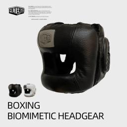 Esportes FILTRADOS-Boxe Profissional Chapelaria Capacete com Almofada Traseira Removível, Proteção Facial Completa, Treinamento de Boxe, MMA HG02 - Image 2