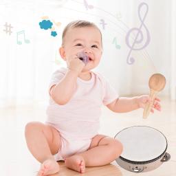Instrumentos musicais brinquedos com saco de transporte instrumentos de percussão de madeira, educação precoce, presentes para crianças e crianças, 13 pcs/set - Image 2
