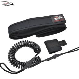 Corda de segurança para surf Stand Up Paddles Cordas de surf Trela da placa de segurança TPU Anti-lost Spiral Lanyard Acessórios de surf 6mm - Image 5