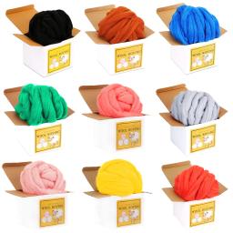 IMZAY Soft Roving fibra para feltragem agulha, DIY feltro materiais, suprimentos iniciantes, 250g - Image 1