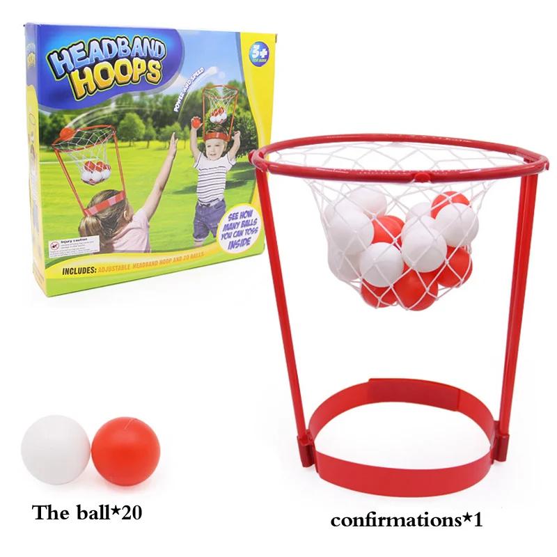 Basquete para crianças e adultos, jogo de carnaval, cesta ajustável, bandana para festa, aniversário, família, jogo interno e externo - Image 1