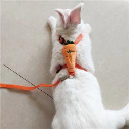 Correia no peito para pequenos animais, corda de tração ao ar livre, cinto ajustável, colete de trela, hamster, coelho, cobaia - Image 5