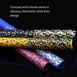 Fita antiderrapante, raquete de tênis, absorção de suor, proteção à prova de choque, Elastic Overgrip para Badminton - Image 1