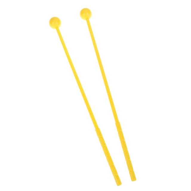 Bastões de Percussão de Plástico para Crianças e Adultos - Conjunto de 2 Peças para Brincar e Aprender Música