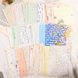 6 pacotes/lote série de produção de papel artístico bonito adorável retro decorativo bloco de notas de papel - Image 1
