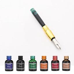 Caneta-tinteiro colorida pura, tinta de recarga universal, papelaria e escola, paz e felicidade, novo produto, 1 garrafa, 30ml - Image 3