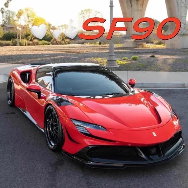 SF90 Spider 1:32 Carro de Liga Leve com Som e Luz