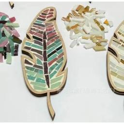Kit Artesanato Mosaico para Crianças e Adultos, Decoração DIY, Vidro Pena, Artes Puzzle - Image 5