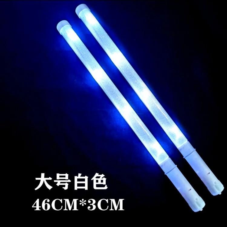 Multicolor Neon LED Glow Sticks, Piscando, Plástico, 3 Modos, Casamento, Fontes de Festa de Aniversário, 10-60 Pcs - Image 1