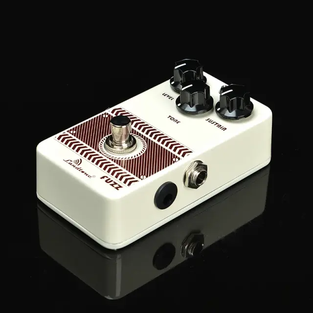Pedal de Efeito para Guitarra LANDTONE FuZZ Clássico Analógico com True Bypass em 3 Cores Disponíveis