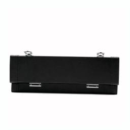 Faux Leather Piccolo Hard Case, Flauta Gig, Peças Musicais De Instrumento De Sopros - Image 4
