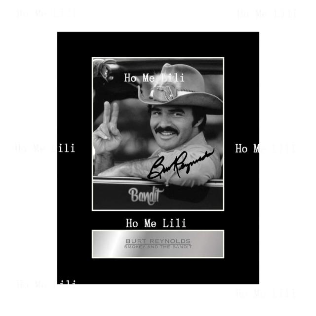 Cartazes Icônicos de Metal para Sinais de Parede: Cast e The Bandit com Fotos Autografadas