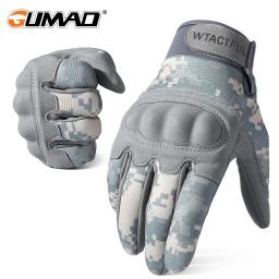Luvas De Camuflagem Tática De Tela De Toque, Equipamento De Proteção, Ciclismo, Esportes, Combate, Caminhadas, Acampamento, Caça, Tiro, Paintball, Bicicleta De Equitação - Image 1