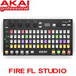 Akai professional fire fl studio controlador de desempenho, para palco de dj, 4x16 matriz de almofadas rgb sensíveis à velocidade, display oled - Image 1