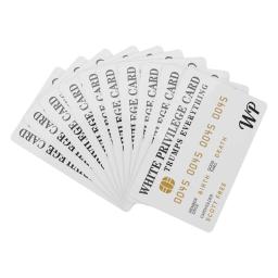 Conjuntos De Cartão De Crédito para Cartão Romântico, Branco Privates Tudo, Wallet Insert, Presentes Do Negócio, 10 PCs - Image 1