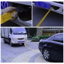 Corda de reboque para carro, 500cm, 850 ton, cabo de tração resistente com ganchos, alça de reboque de nylon de alta resistência, acessórios de ferramentas para carro - Image 6
