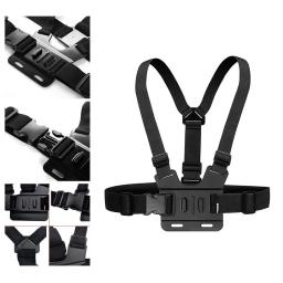 Correia no peito para câmera de ação, arnês para Insta360, acessórios esportivos, apto para Gopro Hero 12, 11, 9, 8, 7, 6, 5 +, 4, Xiaomi Yi, 4K - Image 2