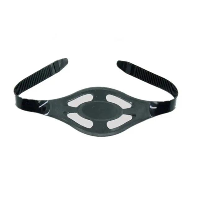 Máscara de Mergulho Ajustável com Cinta de Alta Elasticidade e Conforto para Snorkeling - Substituição em Borracha Preta para Óculos de Natação
