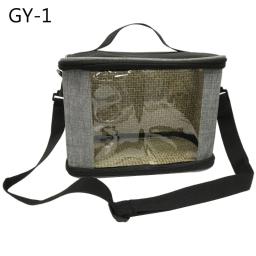 67je gaiola transportadora pássaros, bolsa viagem dobrável portátil para pássaros pequenos, papagaio com janela - Image 2