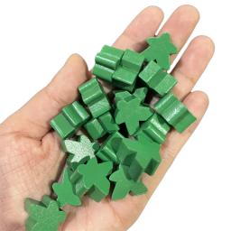 100 madeira meeples 14 cores 16mm extra jogo de tabuleiro peças de substituição componentes de jogos de mesa e acessórios de atualização - Image 6