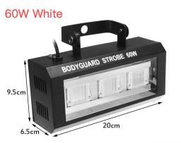 RGB White Strobe LED Light, Sound Party Flash, Strobo Projetor, Efeito de Iluminação de Palco, DJ, Disco Club, Casamento, Feriado, Festa em Casa, 60W - Image 3