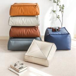 Almofada simples da meditação dos esteiras do tatami do assoalho do pufe do estilo do Japão 
 
 Capa de almofada de assento de cadeira de varanda de ioga futon não preenchida sem enchimento - Image 2