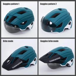 ThinkRider-Capacete de Bicicleta Ultraleve para Homens e Mulheres, Capacete De Ciclismo MTB, Capacete De Bicicleta De Mountain Road - Image 5