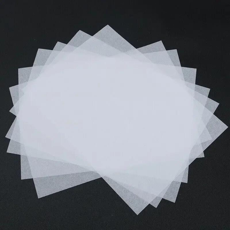 100x traçando papel arte artesanato desenho cópia almofada livro folha de caligrafia translúcida caligrafia artesanato escrita cópia folha de desenho - Image 1