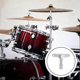 Anti Slip Drum Tuning Key Chave de liga de tambor Broca ergonômica, Sólidos acessórios para instrumentos musicais para mostrar - Image 1
