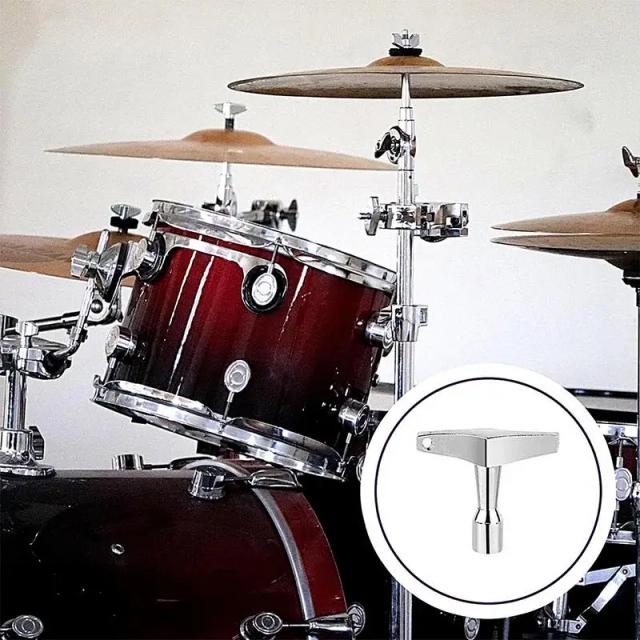 Chave de Afinar Tambor Antiderrapante em Liga Extraordinária - Acessório Ergonômico para Instrumentos Musicais de Alta Qualidade