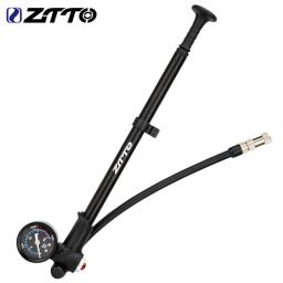ZTTO ciclismo alta pressão bicicleta bomba bicicleta suspensão pneu garfo ar inflador Schrader Presta válvula pneu 300psi calibre - Image 1
