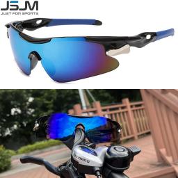 Jsjm ao ar livre dos homens ciclismo óculos de sol da bicicleta estrada mountain riding proteção esportes óculos mtb bicicleta óculos de sol - Image 4