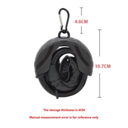 Snorkel dobrável de silicone com estojo de armazenamento compacto, snorkel de enrolar para homens e mulheres, tubo de respiração molhada, mergulho livre, silicone - Image 4