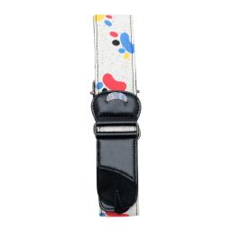 Ajustável poliéster guitarra cinta, acústica elétrica, Pluggable Plectrum, impressão a cores, peças e acessórios - Image 3