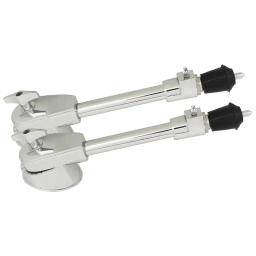 Conjunto de bateria com suporte inferior perna para bumbo, foot spurs, pernas, acessórios de percussão, peças de instrumentos musicais, alta qualidade, 2 pcs - Image 2