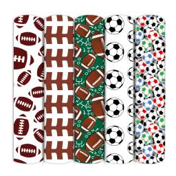 O futebol de beisebol dos esportes imprimiu o algodão puro do poliéster para costurar o vestido da criança da matéria têxtil doméstica que faz a tela macia tecida 50x145cm - Image 1
