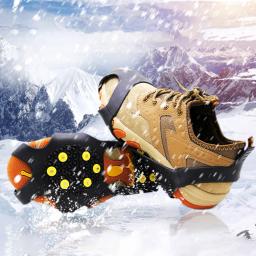 Anti-Slip Spikes Grips, Grampos Crampon, Escalada Garra de Gelo de Neve, Tampa de Sapato Esportivo para Botas, Anti-Skid, Equipamento de Esqui, 10-Studs - Image 4