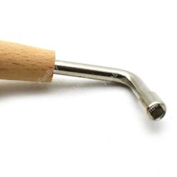 Lira harpa tuning chave clássico lira harpa tuner chave de ajuste alça de madeira ferramenta interior 4*4mm chave - Image 2