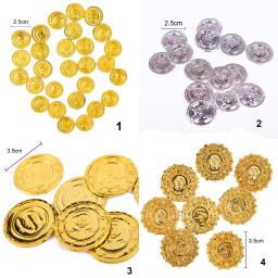 Moedas De Ouro Pirata, Moeda Do Jogo, Favores De Cosplay, Crânio Do Tesouro, Festa De Halloween, 50Pcs - Image 6